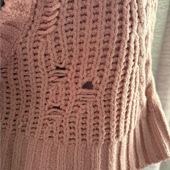 🚨SOLD🚨Moral Fiber Distressed Sweater Vest and Nordstrom Collar Dress - Picture 6 of 7